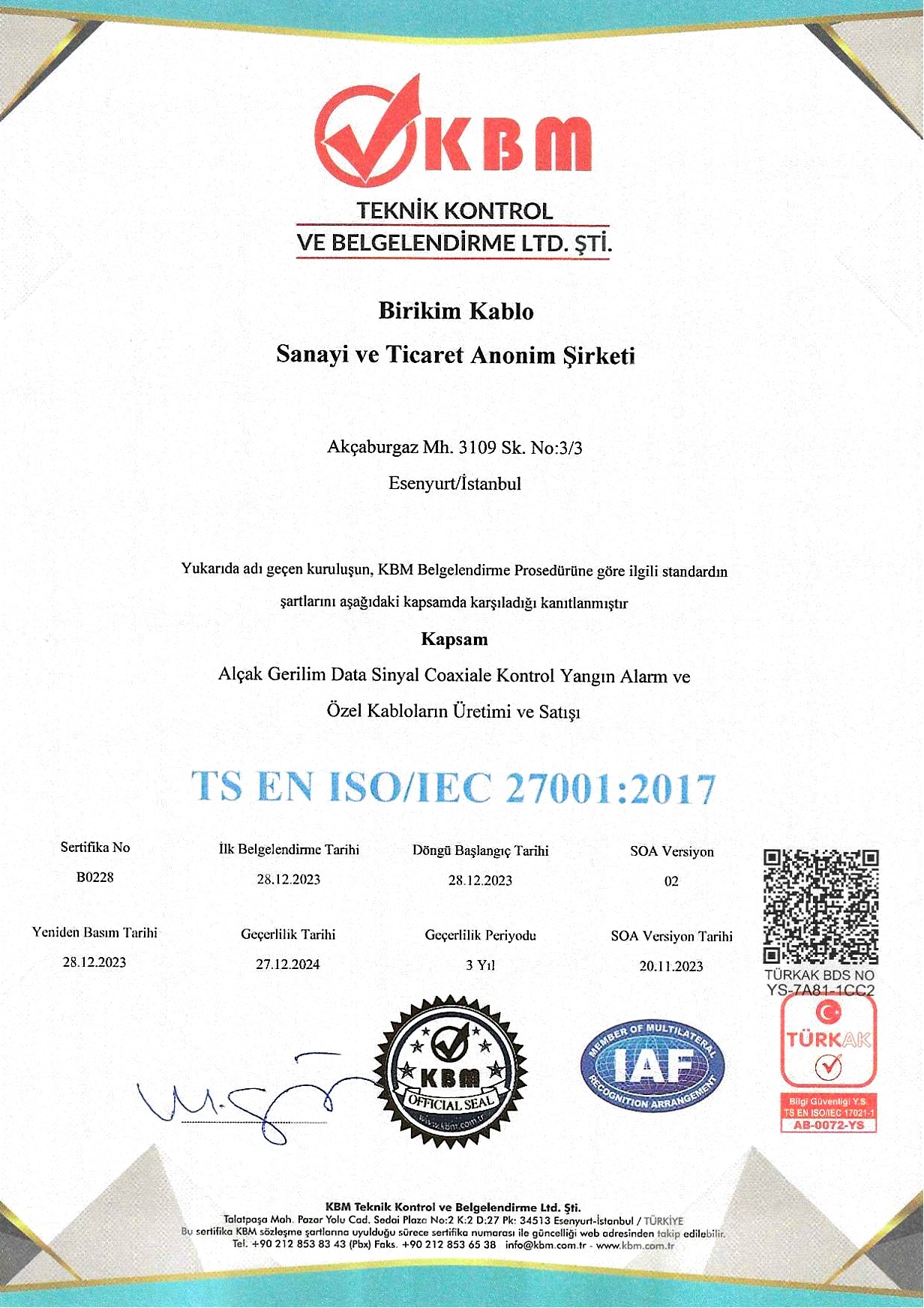 ISO 27001:2017